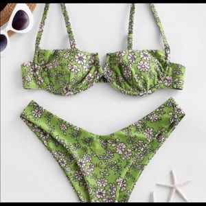 Zaful Floral Bikini